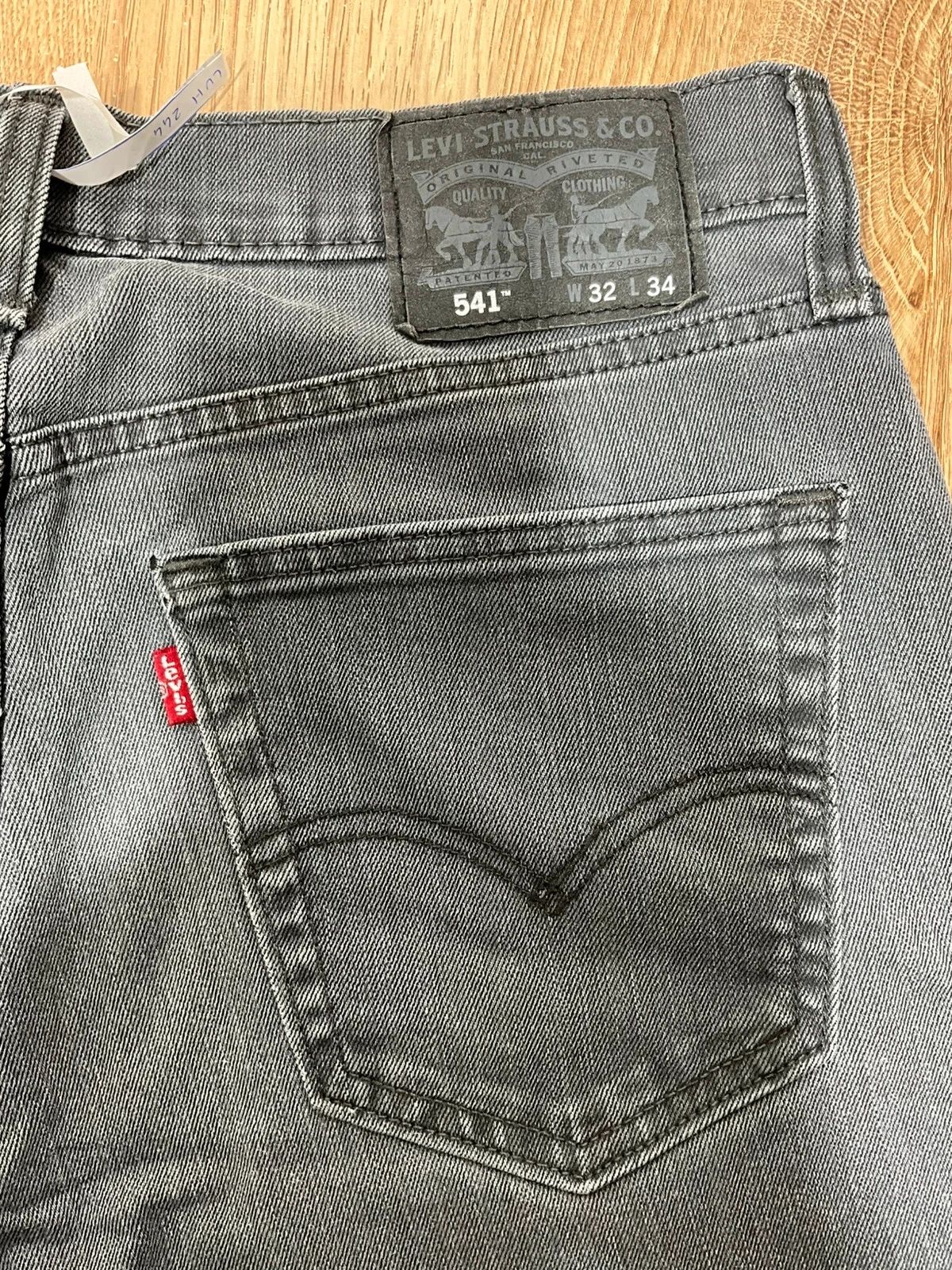 Jean Levi's 541 Coupe Athletic Taper W32 L34 Vintage GrisLvh 244 – photo 9